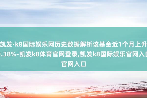 凯发·k8国际娱乐网历史数据解析该基金近1个月上升0.38%-凯发k8体育官网登录,凯发k8国际娱乐官网入口